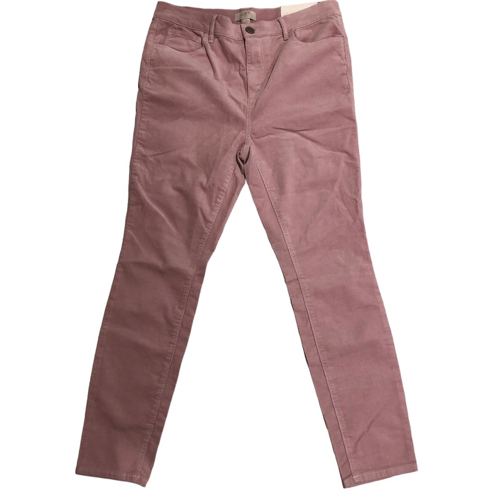 NWT LOFT high rise skinny petite lavender corduroy pants. Size 8P.